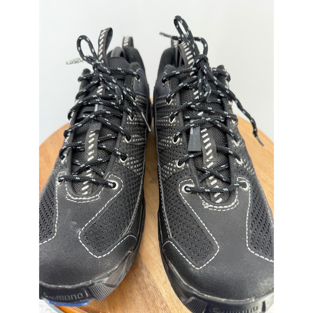 Shimano SH-MT33L Mens Mountain Bike Shoes Black Blue SPD EU 46 US 11.2 MTB - Picture 6 of 13